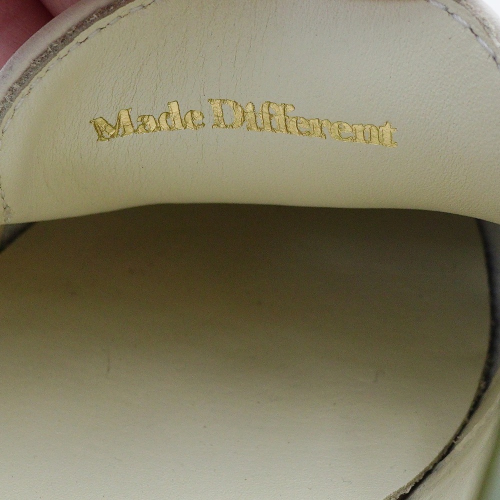 NWT DUKE + DEXTER Women's US 7/UK 5 Olive Green White Leather Penny Loafer Shoes - Picture 8 of 11